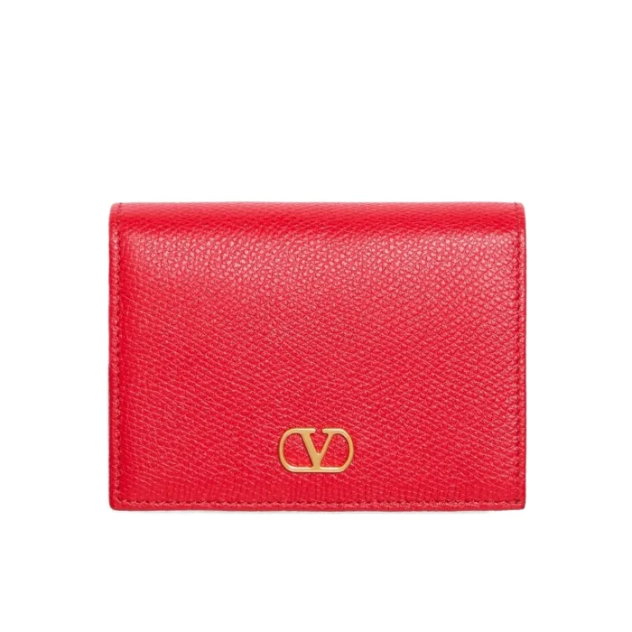 VALENTINO CARTEIRA VLOGO SIGNATURE DE COURO GRANEADO P0AJ3SNP