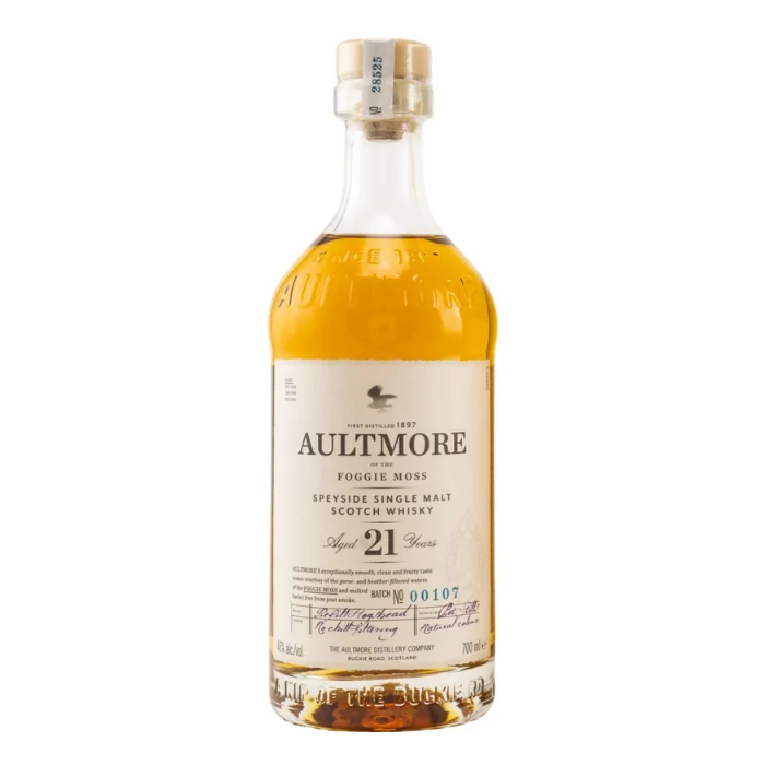 UÍSQUE AULTOMORE FOGGIE MOSS 21 ANOS